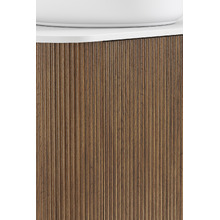 Nomad 600mm Walnut Wall Hung Single Vanity